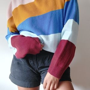 Colorblock Sweater